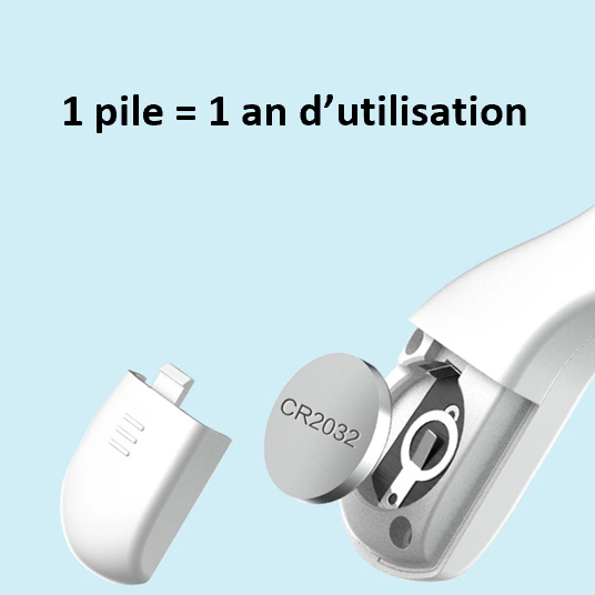 Ciseaux à ongles à LEB professionnel sécurisé compact lumineux léger et fonctionnel cadeau original débutant et professionnel résistant fiable pratique petit ergonomique en ABS 1 pile pour une année d'utilisation