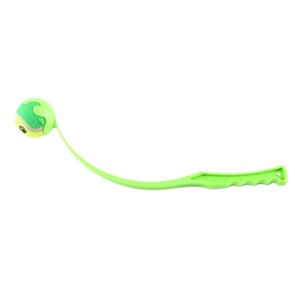 45 cm !! Faites plaisir à votre chien avec ces lanceurs pour animaux de compagnie de Canis Area ! Vous lancerez 2 à 3 fois plus loin qu'à main nue. Ne vous baissez plus pour ramasser la balle qu'il vous rapporte ! Choisissez verts, bleu ou rose. Parfait pour de longues parties de jeux avec lui ! Amusez-vous bien ! le vert en grand