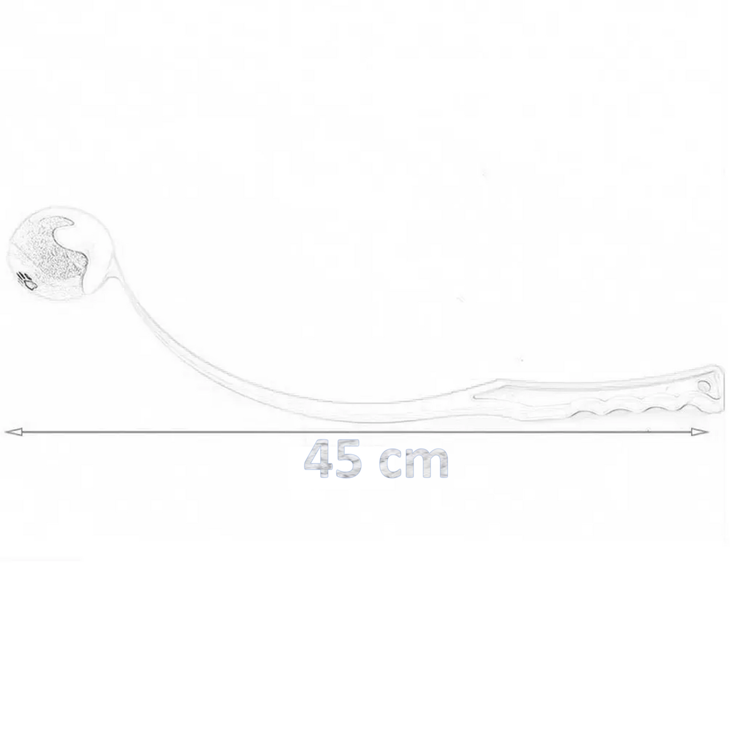 45 cm !! Faites plaisir à votre chien avec ces lanceurs pour animaux de compagnie de Canis Area ! Vous lancerez 2 à 3 fois plus loin qu'à main nue. Ne vous baissez plus pour ramasser la balle qu'il vous rapporte ! Choisissez verts, bleu ou rose. Parfait pour de longues parties de jeux avec lui ! Amusez-vous bien ! Les dimensions : 45 CM !! IDEE CADEAU !!