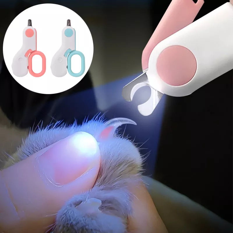Ciseaux à ongles à LEB professionnel sécurisé compact lumineux léger et fonctionnel cadeau original débutant et professionnel résistant fiable pratique petit
