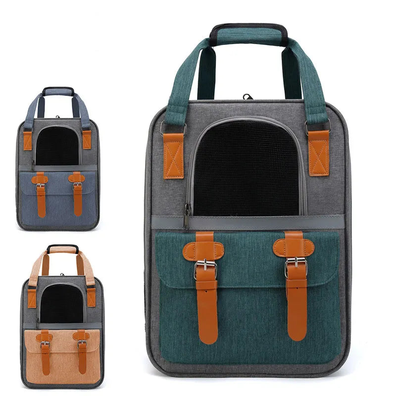 3 couleurs coloris sac de transport chien chat chiot confortable sécurité design joli, pratique , élégant et stylé, léger, qualité OXFORD, imperméable , facile à ranger .ORANGE , BLEU ou VERT présentation des 3 sacs