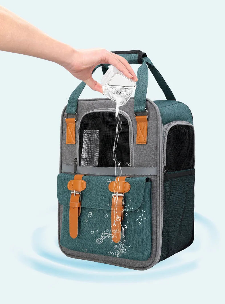 3 couleurs coloris sac de transport chien chat chiot confortable sécurité design joli, pratique , élégant et stylé, léger, qualité OXFORD, imperméable , facile à ranger .ORANGE , BLEU ou VERT ETANCHE à l'eau et toute sorte de liquide , y compris la pluie :)
