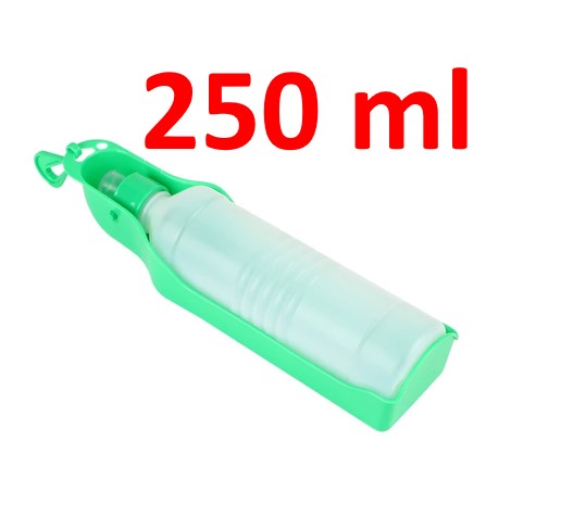 Bouteille d'eau pliante pour chien 500 ml bleue cadeau