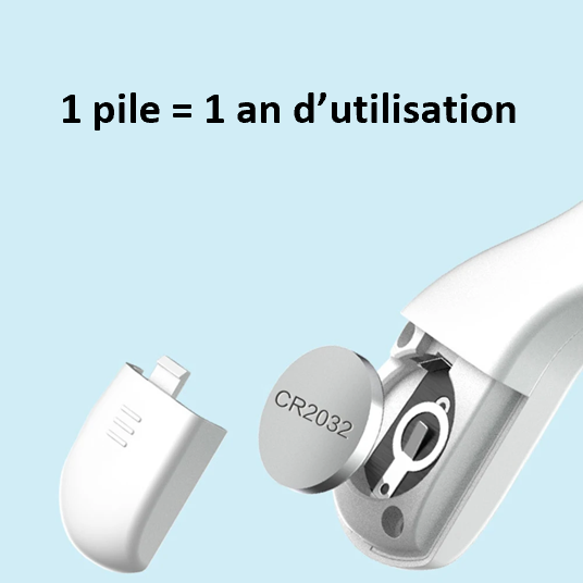 Ciseaux à ongles à LEB professionnel sécurisé compact lumineux léger et fonctionnel cadeau original débutant et professionnel résistant fiable pratique petit   ergonomique en ABS  1 pile pour une année d'utilisation