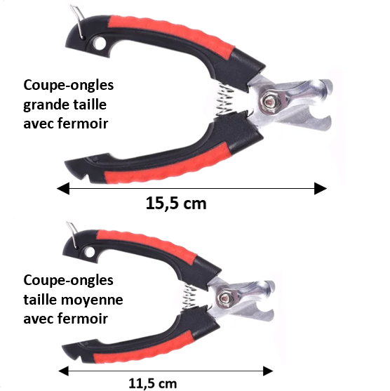 Coupe ongles professionnel pour chiens et chats PETS, lame en acier inoxydable arrondi pour une coupe sans douleur régulière et propre. Repose patte pour que votre animal ne bouge pas lors de la coupe. Fermoir pour ranger votre outil en toute sécurité . Toilettage, économie , vétérinaire beauté . Poignée ergonomique et confortable . Cadeau IDEAL !! 